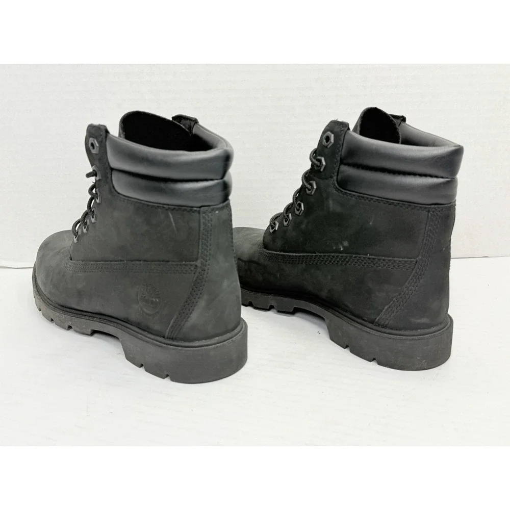 Timberland Linden Woods 6-Inch Waterproof Boots Women's 7 Black A156S